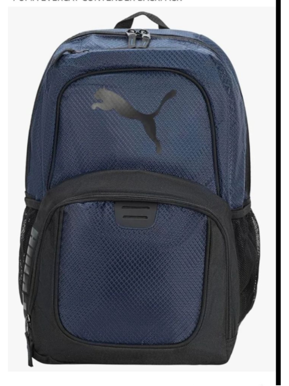 PUMA Evercat Contender 3.0 Backpack NWT Navy Black Laptop School Travel Gym Bag